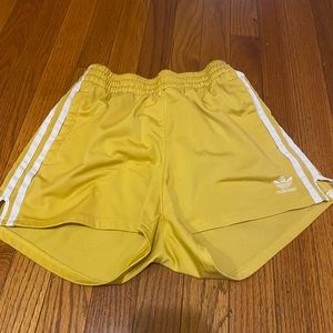 Adidas shorts yellow
